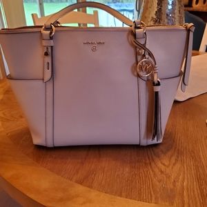Michael Kors tote purse large light sand